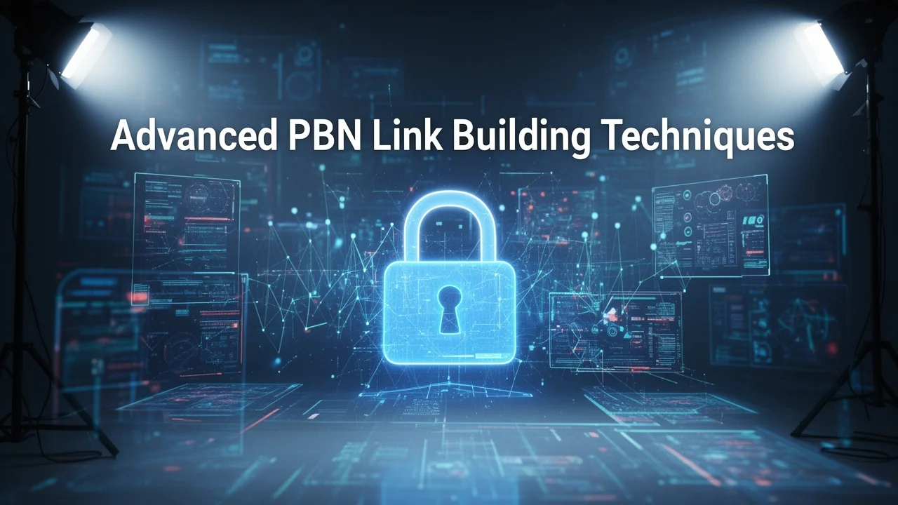 Featured image illustrating Advanced PBN Link Building Techniques